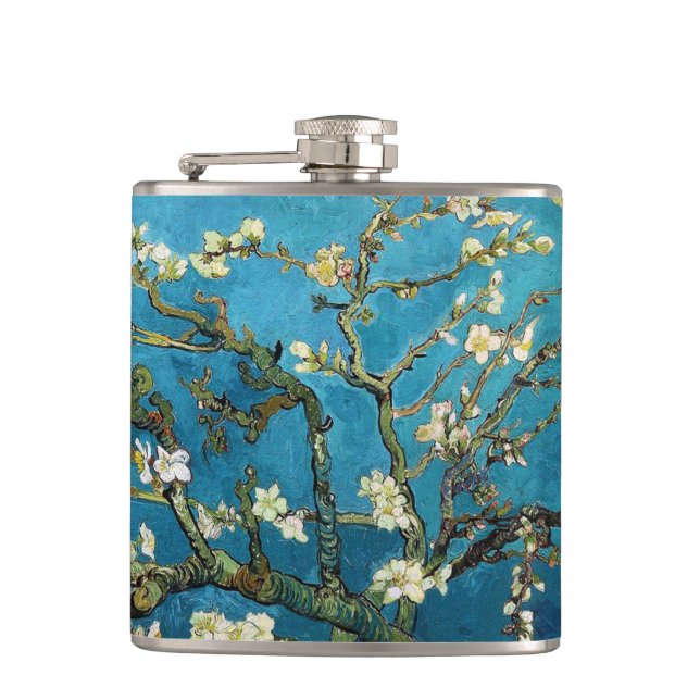 Cantil Vintage art Blossoming Almond Tree Van Gogh (Frente)
