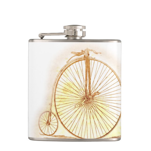 Cantil Vintage Big Wheel Bicycle Flask (Frente)