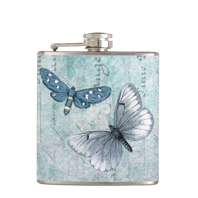 Cantil Vintage Butterflies French Grunge (Frente)