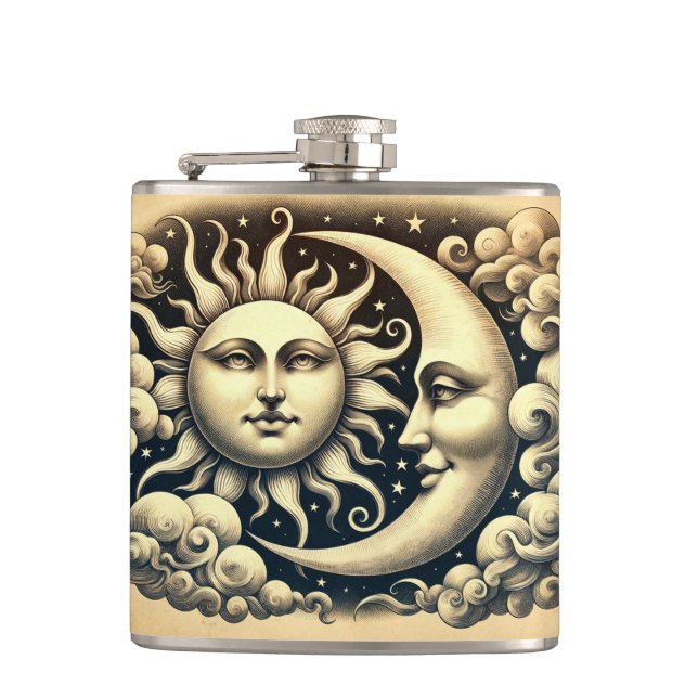 Cantil Vintage Celestial Sun & Moon (Frente)