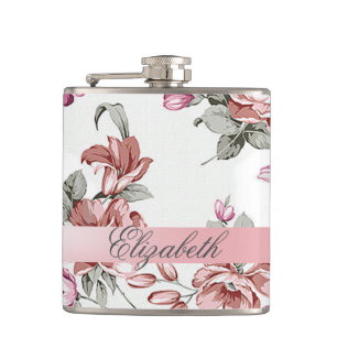 Cantil Vintage Chic Feminino Flores-Personalizadas