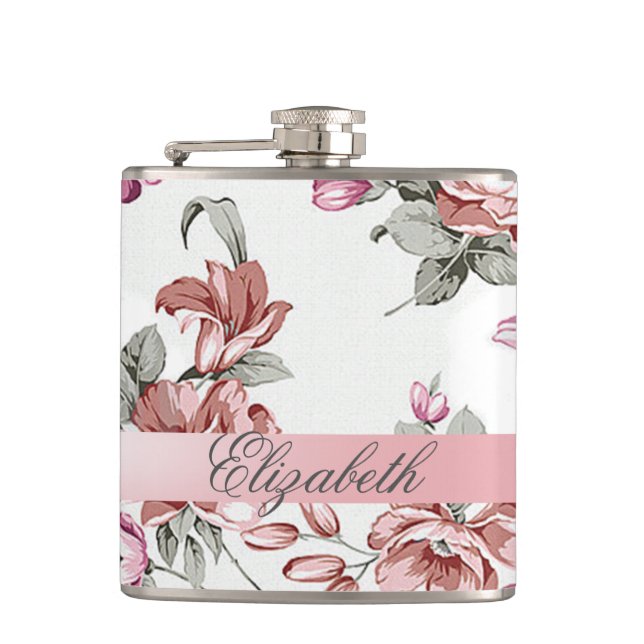Cantil Vintage Chic Feminino Flores-Personalizadas (Frente)