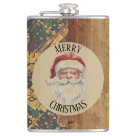 Cantil Vintage, Christmas, Santa Claus, Red Gold Green 