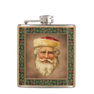 Cantil Vintage Flask Santa Claus