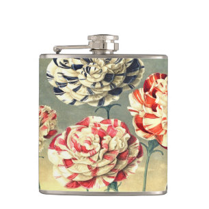 Cantil Vintage Floral Flask