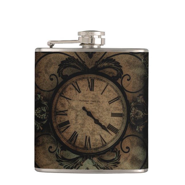 Cantil Vintage Gótica Antique Wall Clock Steampunk (Frente)
