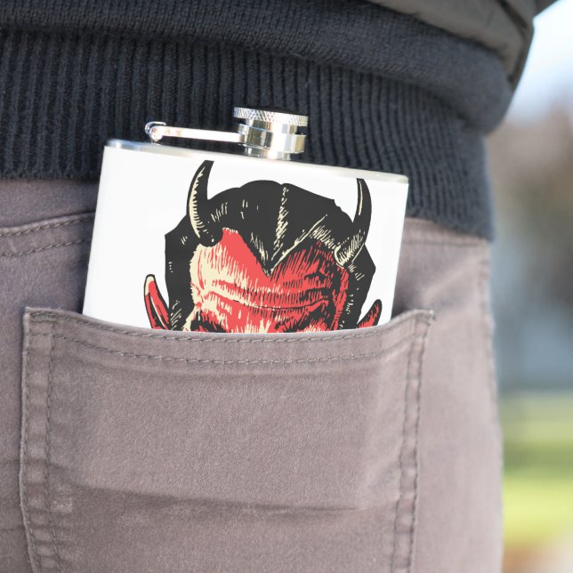 Cantil Vintage Halloween Red Devil (In loco)