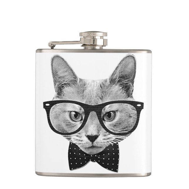 Cantil Vintage hipster cat (Frente)