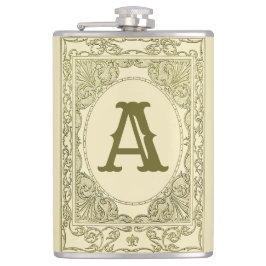 Cantil Vintage monograma - carta de fronteira, vitorioso 