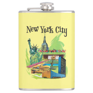 Cantil Vintage Nova Iorque estátua da liberdade Viagem