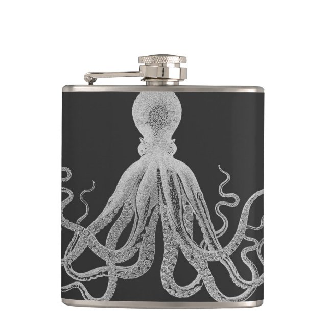 Cantil Vintage Octopus Flask (Frente)