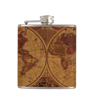 Cantil Vintage Old World Map History-lover