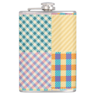 Cantil Vintage Patchwork: Textile Seamless Background (Co