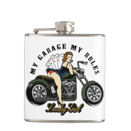 Cantil Vintage Pin Up Girl Flask