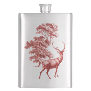 Cantil Vintage Red Deer in Forest