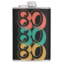 Vintage Retro 1980 Vermelho Verde Amarelo