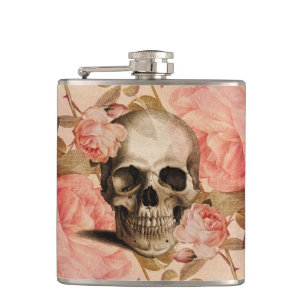 Cantil Vintage Rosa Skull Collage