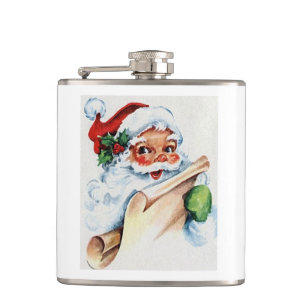 Cantil Vintage Santa Claus FLASK