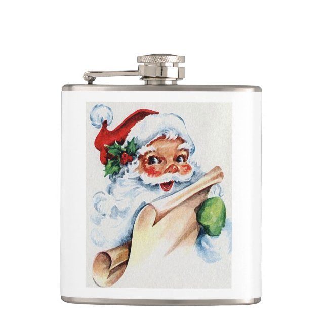 Cantil Vintage Santa Claus FLASK (Frente)