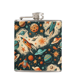 Cantil Vintage Spacecraft Rocket ships Pattern - Cosmos(6