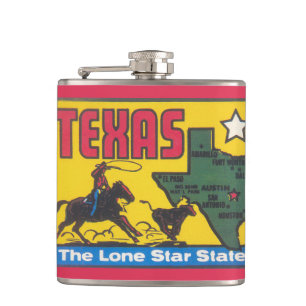 Cantil Vintage Texas faz publicidade com cowboy