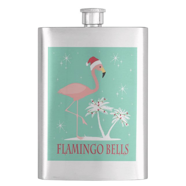 CANTIL VINTAGEM MODERNA RETRO NATAL FLAMINGO (Frente)