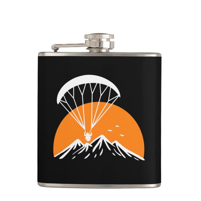 Cantil Vintagem retrô de paramotorização (Frente)
