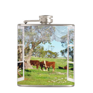 Cantil Visualizações da Janela de Criação de Vaca Castanh