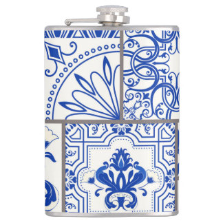 Cantil Vitoriano Majolica: Padrão de Azulejo de Patches.