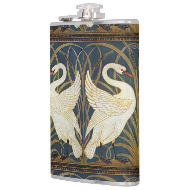 Cantil Walter Crane Cisne Antigo e Íris Art Nouveau (Esquerda)