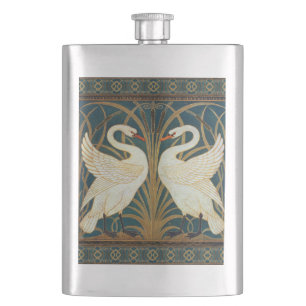 Cantil Walter Crane Swan, Rush E Iris Art Nouveau