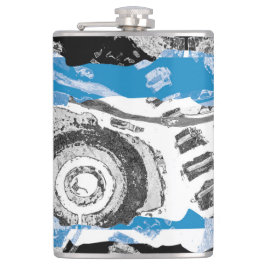 Cantil Wave Mechanism – Custom Vinyl Wrapped Flask 