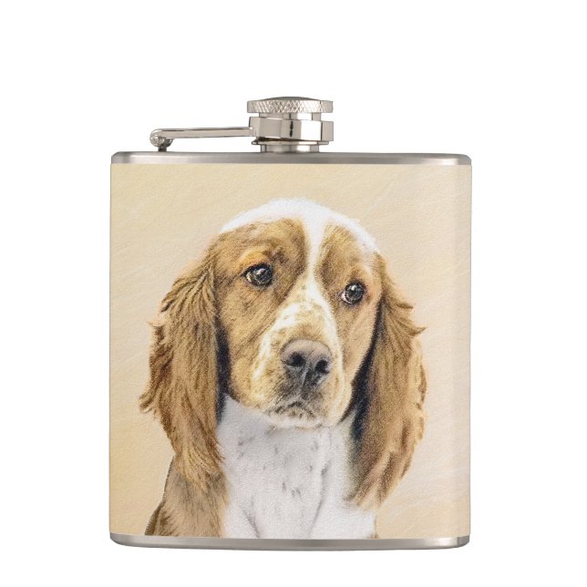 Cantil Welsh Springer Spaniel Painting - Arte Original De (Frente)