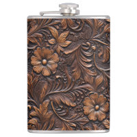 Western Brown Cowgirl Bohemian Floral