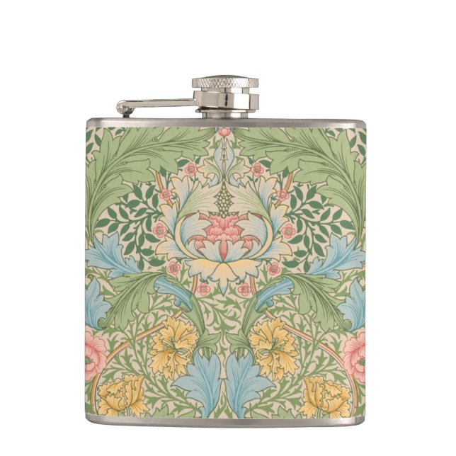 Cantil William Morris Flor de Murta Floral Botânico (Frente)