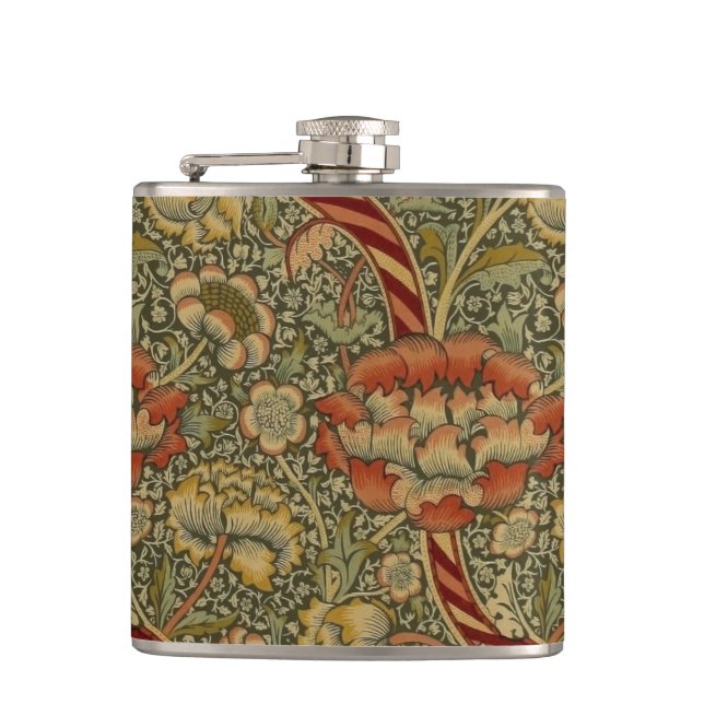 Cantil William Morris Wandle English Floral Damask Design (Frente)