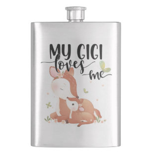 Cantil Woodland Deer Doe and Baby Fawn My Gigi Me ama
