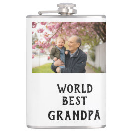 Cantil World best Grandpa photo name father's day grandpa