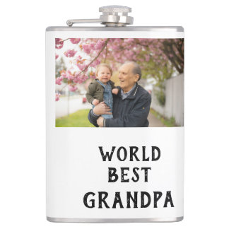 Cantil World best Grandpa photo name father's day grandpa