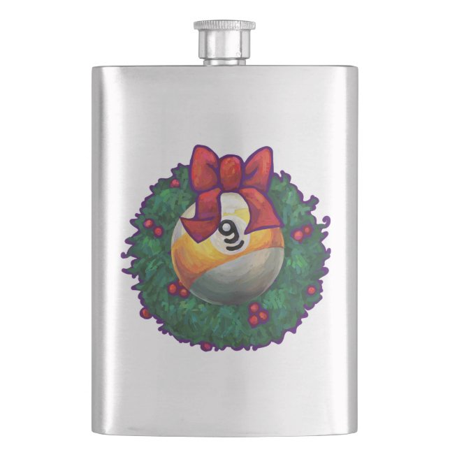 Cantil Wreath Green de Natal 9 (Frente)