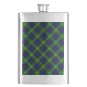 Cantil xadrez azul verde tartan Lamont