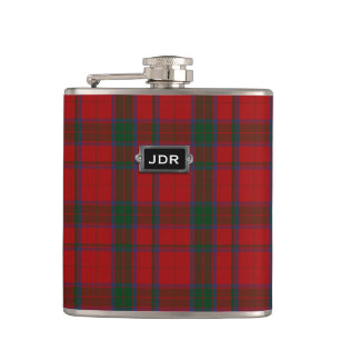 Cantil Xadrez Red Clan Robertson Tartan Monogramas
