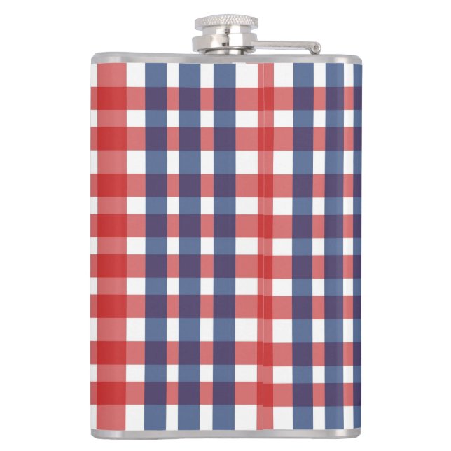 Cantil Xadrez Red White e Blue Gingham (Verso)