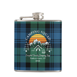 Cantil Xadrez Tartan - Pai de quadrado de acampamento da 