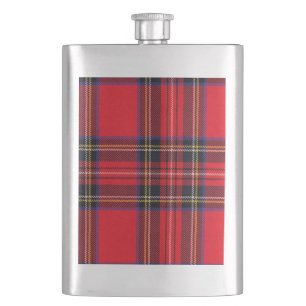 Cantil Xadrez vermelha de Stewart tartan