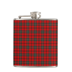 Cantil Xadrez vermelha do Tartan do clã de Scott e verde