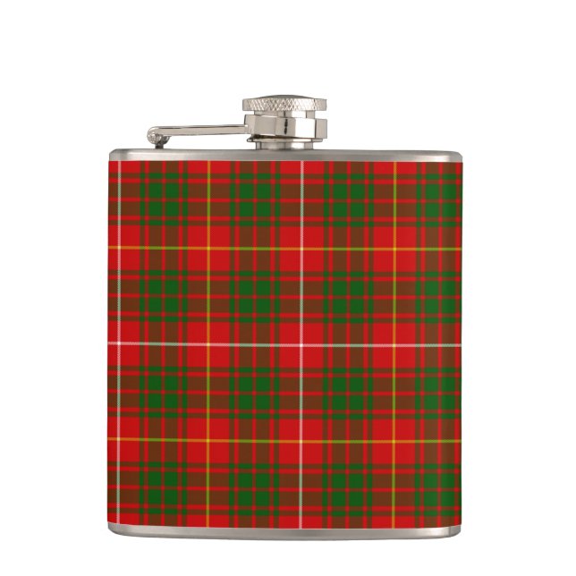 Cantil Xadrez vermelho e verde tartan Bruce (Frente)