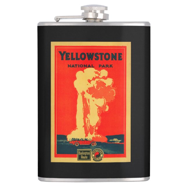 Cantil Yellowstone, poster fiel velho da propaganda (Frente)