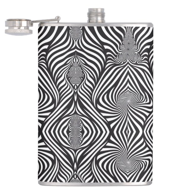 Cantil Zebra Abstrato P&B (Aberto)