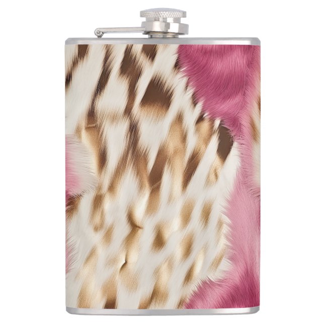 Cantil Zebra Dourada Rosa na moda (Frente)